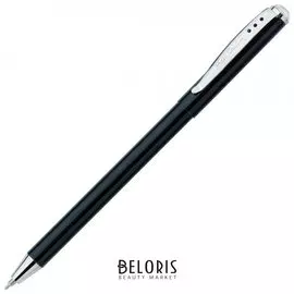 Ручка подарочная шариковая Pierre Cardin "Actuel", корпус черный, алюминий, хром, синяя