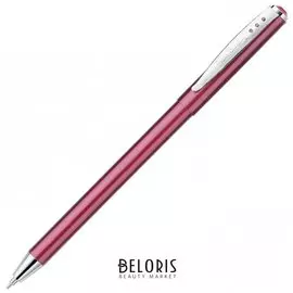 Ручка подарочная шариковая Pierre Cardin "Actuel", корпус красный, алюминий, хром, синяя