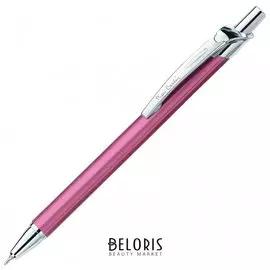 Ручка подарочная шариковая Pierre Cardin "Actuel", корпус розовый, алюминий, хром, синяя