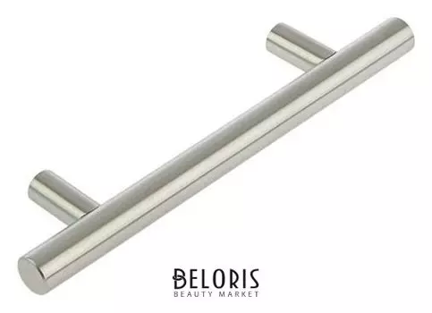 Ручка рейлинг, облегченная, D=12 мм, м/о 96 мм, цвет мат. никель