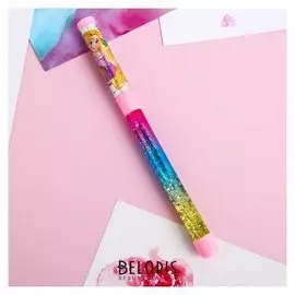 Ручка с играющими блёстками, принцессы