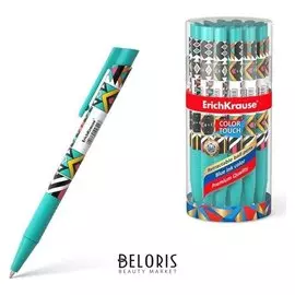 Ручка шариковая автомат Erichkrause Colortouch Ornament, узел 0.7мм, чернила/синие 50826