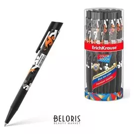 Ручка шариковая автомат Erichkrause Colortouch Walkers, узел 0.7мм, чернила/синие 50823