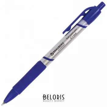 Ручка шариковая автоматическая с грипом Leader