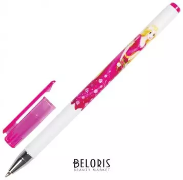 Ручка шариковая Brauberg "Леди", синяя, корпус с печатью, узел 0,7 мм, линия письма 0,35 мм