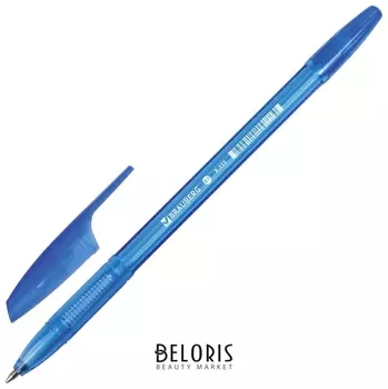 Ручка шариковая Brauberg "X-333", синяя, корпус тонированный, узел 0,7 мм, линия письма 0,35 мм