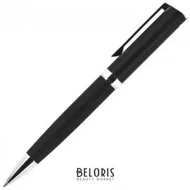 Ручка шариковая Bruno Visconti Milano, металлический корпус черный, пишущий узел 1 мм, синяя, подарочный футляр