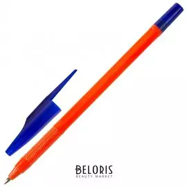 Ручка шариковая масляная Staff "Flare", синяя, корпус оранжевый, узел 1 мм, линия письма 0,7 мм