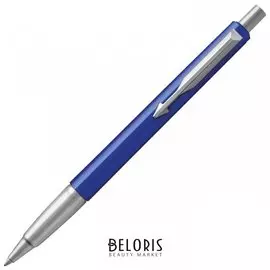 Ручка шариковая Parker "Vector Standard Blue Ct", корпус синий, детали из нержавеющей стали, синяя