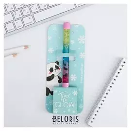 Ручка шейкер на открытке, Time To Glow