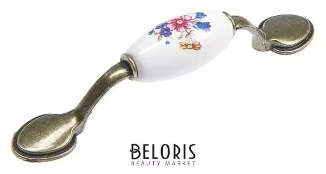 Ручка скоба Ceramics 013 Light, 76 мм, керамическая, цвет бронза