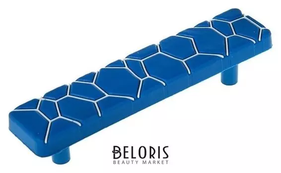 Ручка скоба детская KID 031, "Паутина", м/о 96 мм, резиновая, синяя