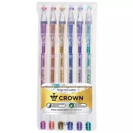 Ручки гелевые Hi-jell Metallic