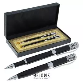 Ручки шариковые подарочные в футляре Гравюра