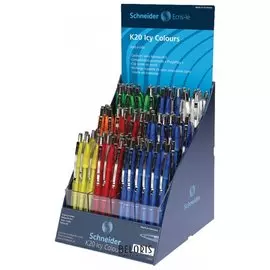 Ручки в дисплее шариковые автоматические K20 Icy Colours