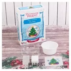 Рукодельное мыло с картинкой "Ёлочка" (С новым годом!)