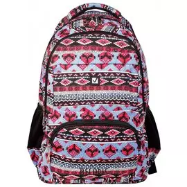 Рюкзак BRAUBERG для старшеклассников/студентов/молодежи, узоры, "Фигуры", 27 литров, 47х32х14 см