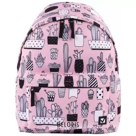 Рюкзак BRAUBERG, универсальный, сити-формат, Кактусы, 20 литров, 41х32х14 см