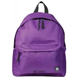 Рюкзак BRAUBERG, универсальный, сити-формат, один тон, фиолетовый, 20 литров, 41х32х14 см
