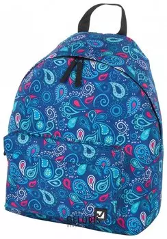 Рюкзак BRAUBERG, универсальный, сити-формат, Восточный узор холодный, 20 литров, 41х32х14 см