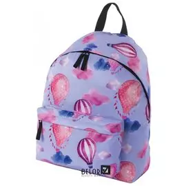 Рюкзак BRAUBERG, универсальный, сити-формат, Воздушные шары, 20 литров, 41х32х14 см
