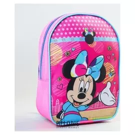 Рюкзак детский, минни маус, 21 X 9 X 26 см, отдел на молнии