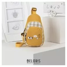 Рюкзак детский, отдел на молнии, наружный карман, цвет жёлтый