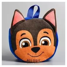 Рюкзак детский плюшевый, щенячий патруль