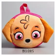 Рюкзак детский плюшевый, щенячий патруль