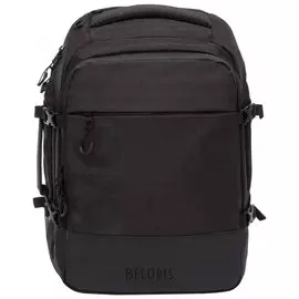 Рюкзак Grizzly деловой, 2 отделения, карман для ноутбука, черный, 45x32x21 см