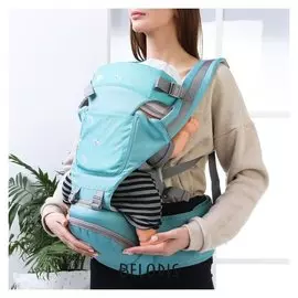 Рюкзак-кенгуру "Звезды", цвет голубой