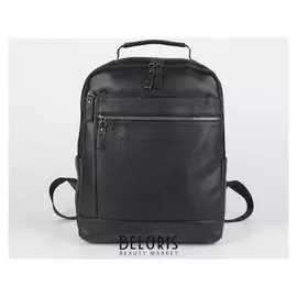 Рюкзак L-011, 27*13*38, отд на молнии, 3 н/кармана, 2 бок.кармана, черный