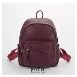 Рюкзак L-3991, 24*11*32, отд на молнии, 3 н/кармана, 2 бок кармана, бордовый