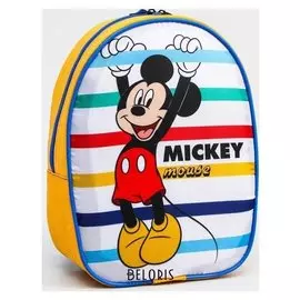 Рюкзак микки маус, 21*9*26, отд на молнии, желтый