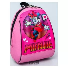 Рюкзак "Минни", 20*13*26, отд на молнии, розовый