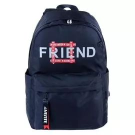 Рюкзак молодежный Devente 44*31*20 Friend, чёрный 7034026