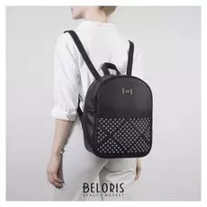 Рюкзак молодёжный, отдел на молнии, цвет чёрный