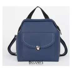 Рюкзак молодёжный, отдел на молнии, цвет синий