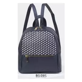 Рюкзак молодёжный, отдел на молнии, наружный карман, цвет синий