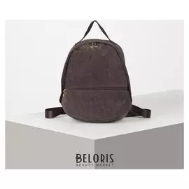 Рюкзак молодёжный, отдел на молнии, наружный карман, цвет кофе