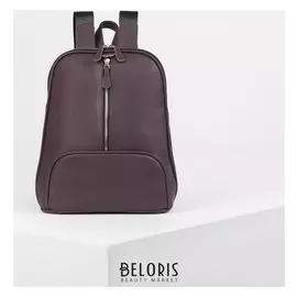 Рюкзак молодёжный, отдел на молнии, наружный карман, цвет сиреневый