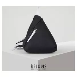 Рюкзак молодёжный, отдел на молнии, наружный карман, цвет чёрный