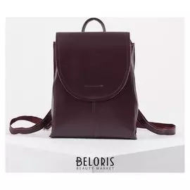 Рюкзак молодёжный, отдел на молнии, наружный карман, цвет бордовый