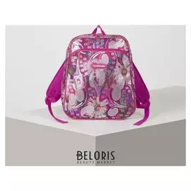 Рюкзак молодёжный, отдел на молнии, наружный карман, усиленная спинка, цвет розовый