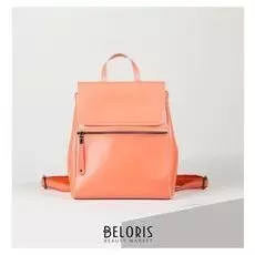 Рюкзак молодёжный, отдел на молнии, с расширением, 2 наружных кармана, цвет коралловый