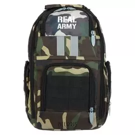 Рюкзак молодёжный с эргономичной спинкой Хаки Real Army