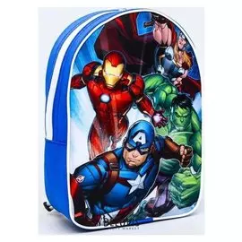 Рюкзак мстители, 21*9*26, отд на молнии, синий