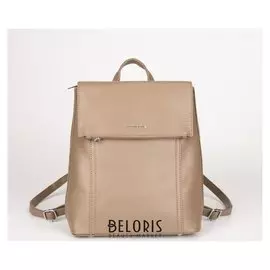 Рюкзак, отдел на клапане, цвет бежевый