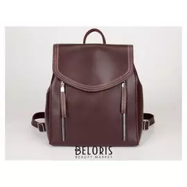 Рюкзак, отдел на клапане, цвет бордовый