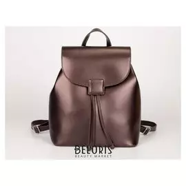 Рюкзак, отдел на клапане, цвет коричневый